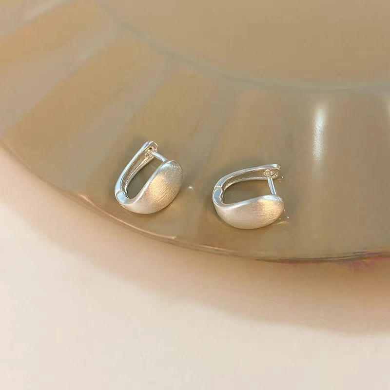 Серьги-кольца из стерлингового серебра 925 пробы: 2025 Современный Нишевый Дизайн - Элегантный и Роскошный для Женщин