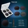 PL ND3 filter set for OSMO ACTION 6 Compatible with DJI Osmo Action 6 H&Y + (CPL + ND8, ND16, ND32) - (DJI-A6NP)