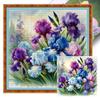 Полный комплект для вышивки крестом из эко-хлопка 11CT Printed Flower Art