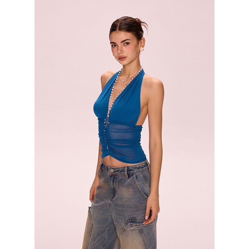 Sexy Girl Winter Bodycon Tank Top With High Elastic Polyester For Night Out Or Clubwear