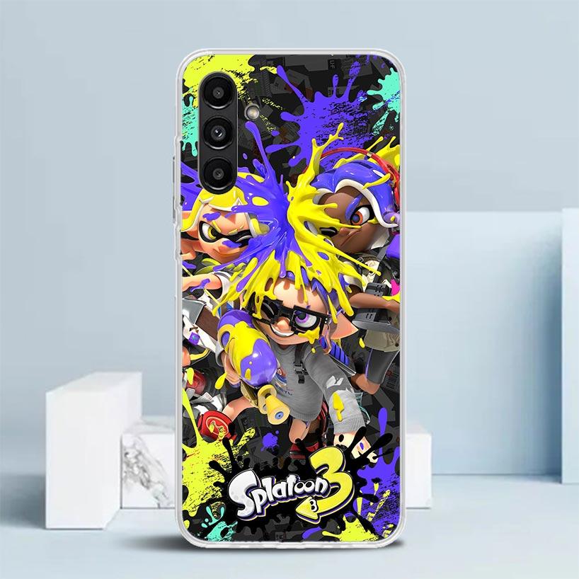 Game S-Splatoons Cover for Samsung Galaxy A17 A37 A57 A16 A26 A36 A56 A15 A14 A55 Phone Case A13 A53 A25 A35 A24 A34 A23 A33 Gal
