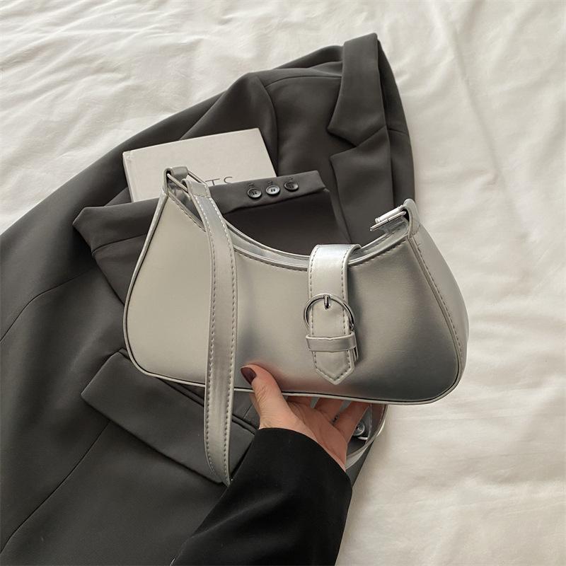 Сумка под мышкой женская 2025 новая высокоценная сумка-мессенджер на одно плечо нишевого дизайна текстурная сумка женская сумка