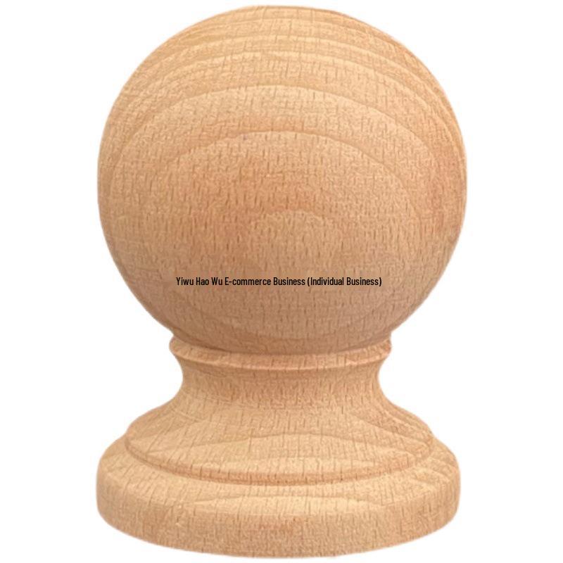 Европейская тумба из массива дерева - Декоративный резной деревянный шар для мебели и перил