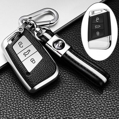Кожаный чехол для ключей из ТПУ для VW Volkswagen Magotan Passat B8 Skoda Superb Kodiaq A7, брелок с дистанционным управлением, защитный чехол