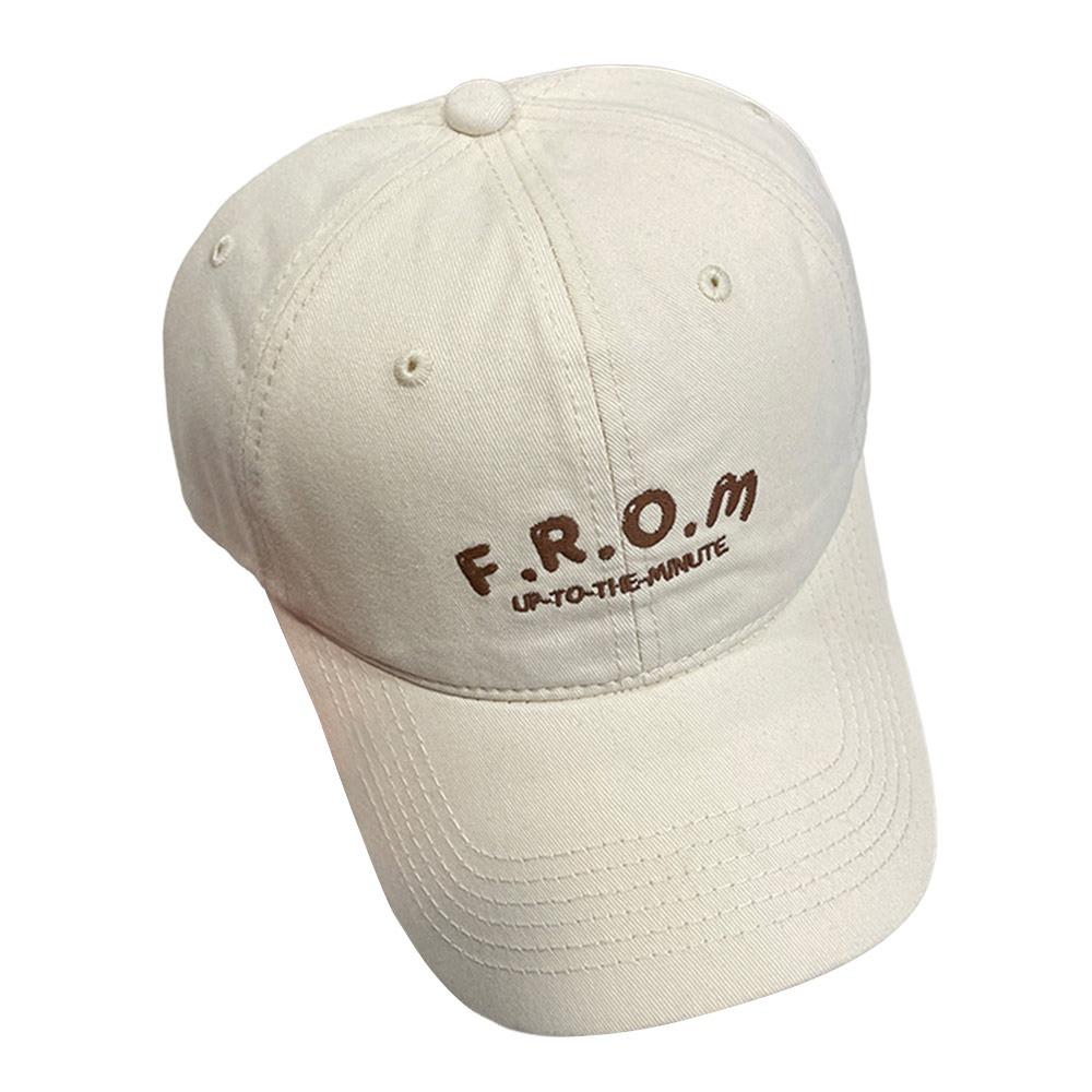 Embroidered Sun Hat Show Face Small Duck Tongue Cap Fashion Baseball Hat