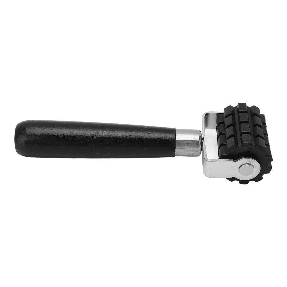 2pcs Black Sound Deadening Roller 6.9in Length Application Rolling Wheel For Car Enthusiasts