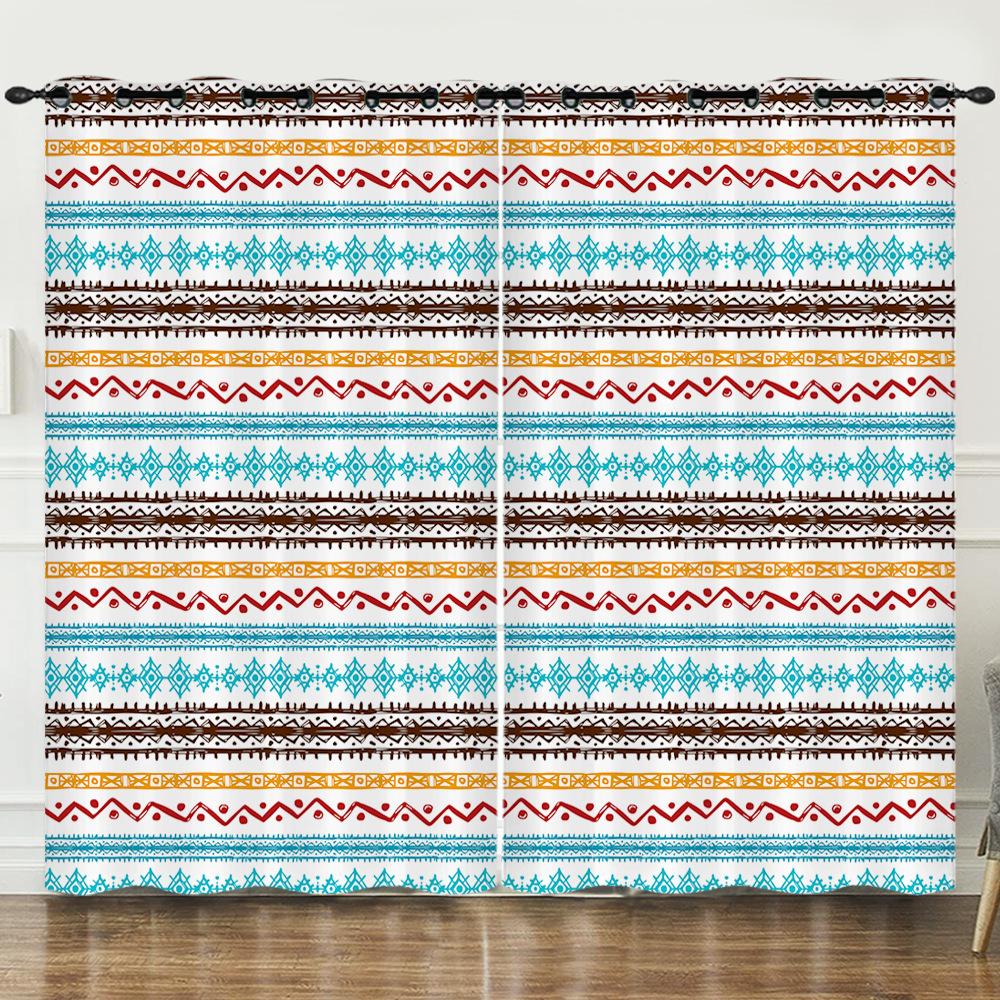 Серия 3D Fresh Printing Цифровая печать Штора Блэкаут и на люверсах