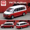 Масштаб 1/64 T6 Multivan MPV Van Миниатюрная модель 1:64 бесплатных колеса игрушечная машинка литая литая коллекция сплава подарок для мальчиков ребенок