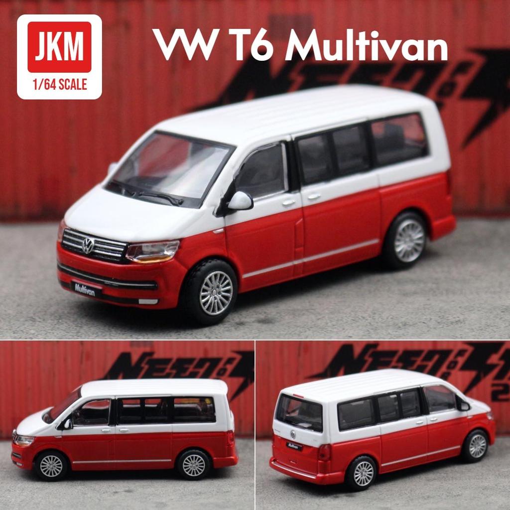 Масштаб 1/64 T6 Multivan MPV Van Миниатюрная модель 1:64 бесплатных колеса игрушечная машинка литая литая коллекция сплава подарок для мальчиков ребенок
