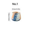 Креативный цветочный горшок с ручной росписью, керамический горшок для сочных растений, домашний декор, настольный орнамент, бонсай, горшок для растений, украшение сада