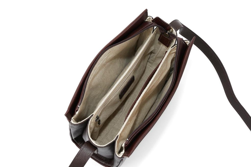 Наплечная сумка из натуральной кожи верблюжьего цвета [Dakota] Женская DA-1034592-45