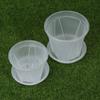 1Pc Clear Flower Pot Planter With Tray 10Cm/12Cm/14Cm Pp Transparent Flower Pot Orchid Pot With Holes For Home Office Desk