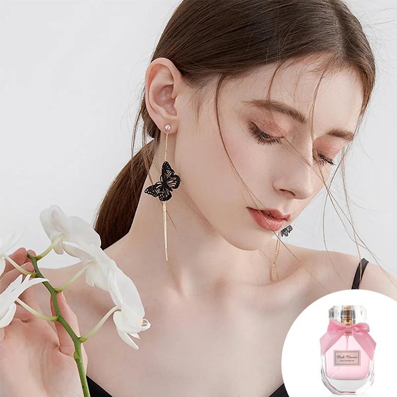 Liangzi Red Pink Encounter Floral Women's Perfume Lasting Women's Light Fragrance Reverse Paris Perfume 50ML