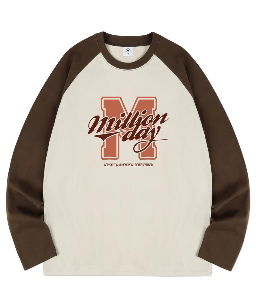 MILLION DAY Baseball Raglan Long Sleeve