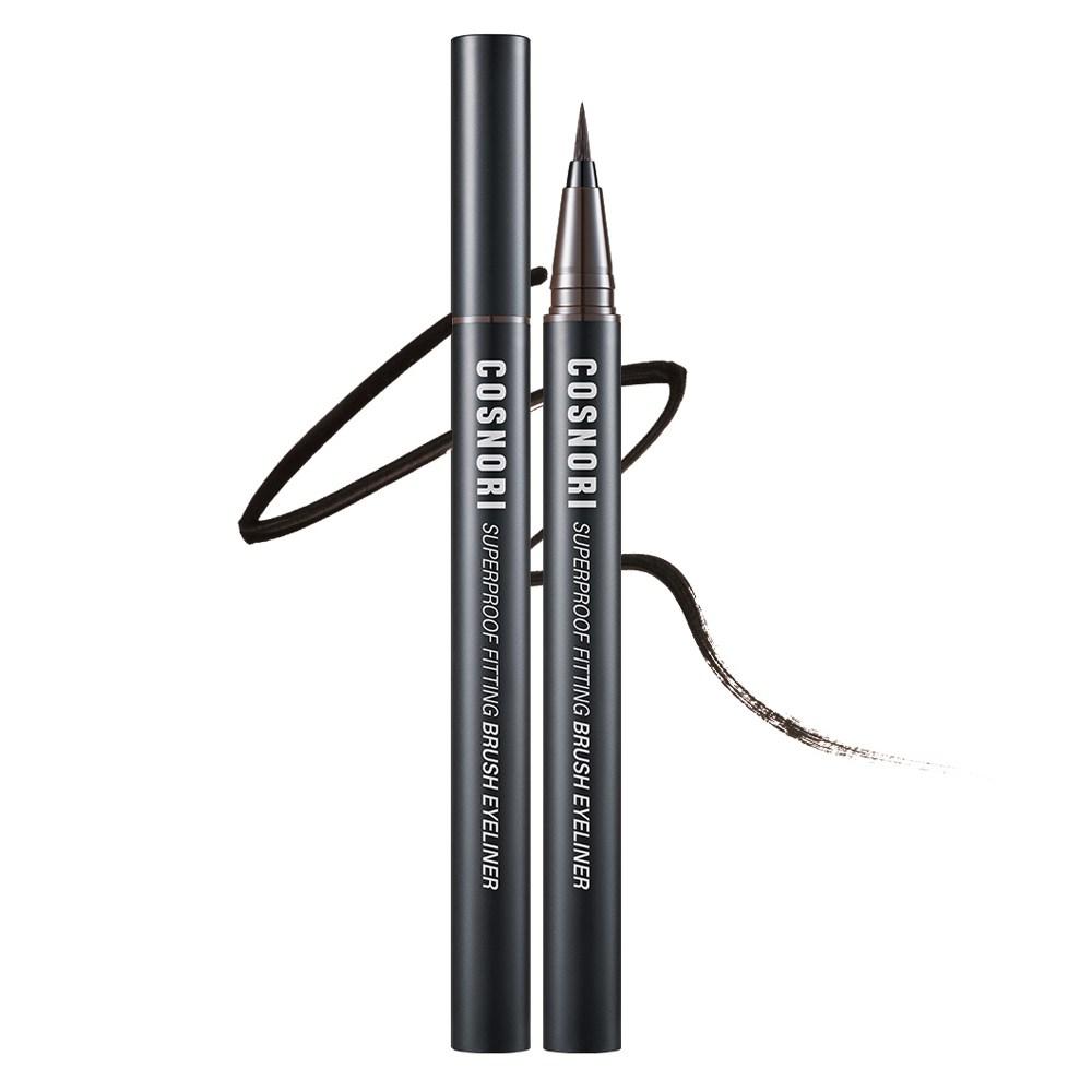 Cosnori Superproof Fitting Brush Eyeliner 0.6g, 02 Black Brown, 1 pcs