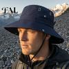 Adjustable Outdoor Headwear Extra Wide Brim Sun Hat for Men Women, Quick Dry Bucket Cap with Water Resistant Breathable Vents, Wind Cord Snap