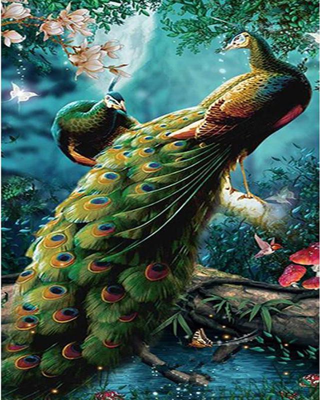 5D алмазная живопись Павлин Новое поступление Алмазная вышивка крестиком животное полная квадратная круглая дрель мозаика подарок ручной работы