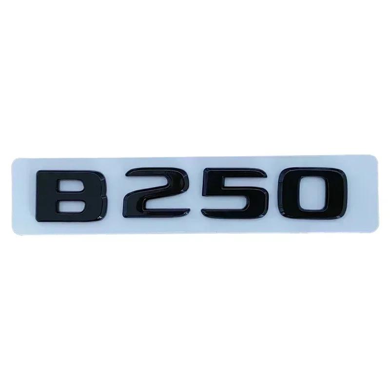 3D ABS Chrome Black Car Rear Trunk Emblem Badge Stickers For Mercedes Benz B160 B180 B200 B220 B260 W245 W246 Accessories PP5