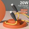 Кабель USB Type C - Type C 60 Вт 2,4 А для передачи данных для iPhone 15 Быстрый кабель Poco Type Провод Dat S0X6