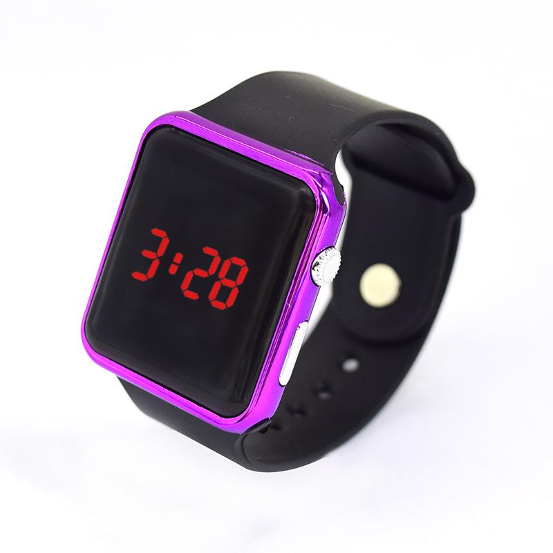 LED Electroplated Square Watch for Students, Adults & Couples - Cool Sunglasses Design