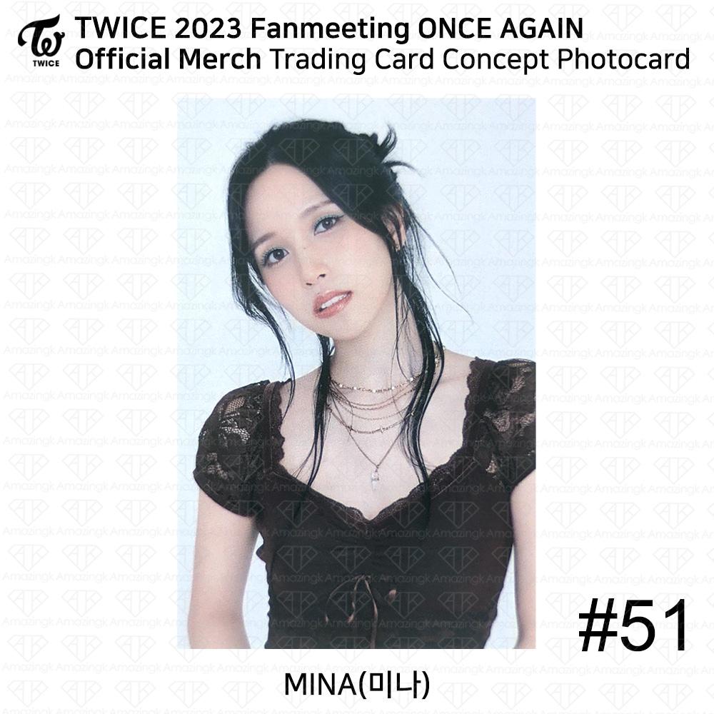 Twice Фан-встреча «ONCE AGAIN» в честь 8-й годовщины. Всплывающая карточка с коллекционной карточкой MD.