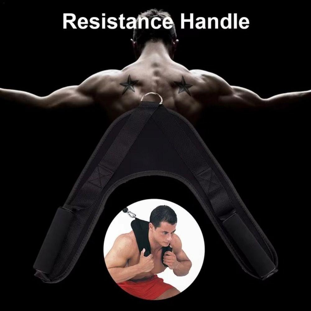 Strong Tension Band Abdominal Crunch Harness V-Shape Core Muscle Training Equipment Cable Machine