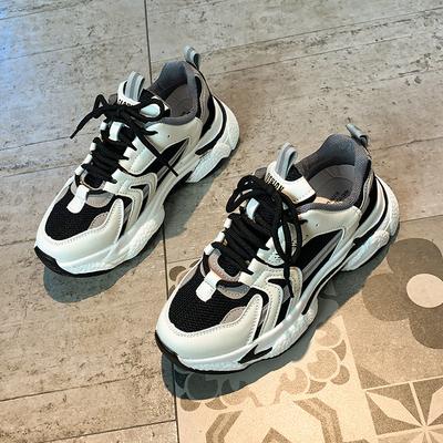 Кроссовки детские ранняя весна и осень 2025 новые универсальные платформа кэжуал легкие супер огонь папины кроссовки инс тренд