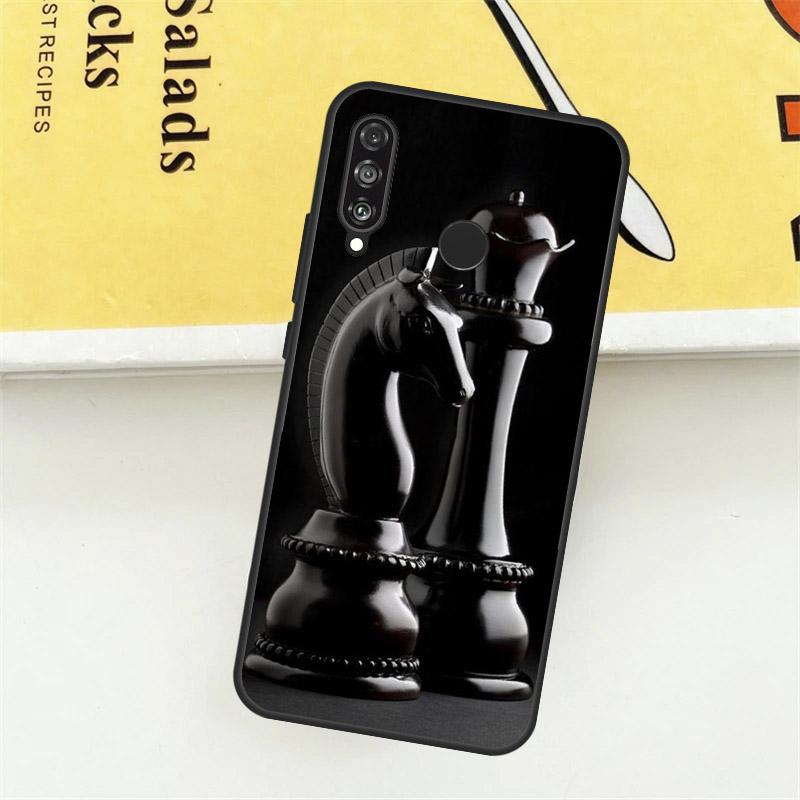 Chess Board Dark Horse Case For Huawei Nova Y61 Y91 Y60 Y70 Y90 Nova 9 10 SE 11i 8i 3i P20 P30 Pro P40 Lite Cover