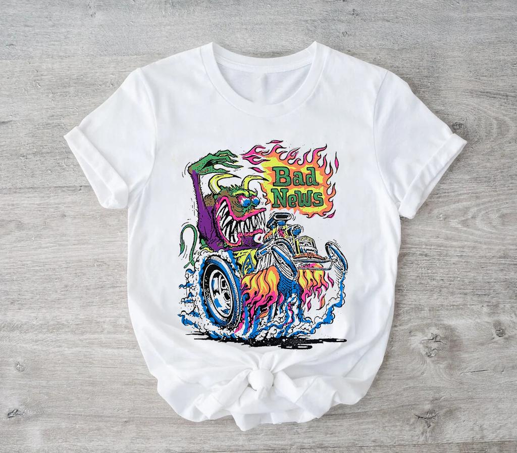 26 Новая хлопковая белая футболка с коротким рукавом Ed Roth Rat Fink S-2345XL Мужская футболка TMB650 Унисекс футболка