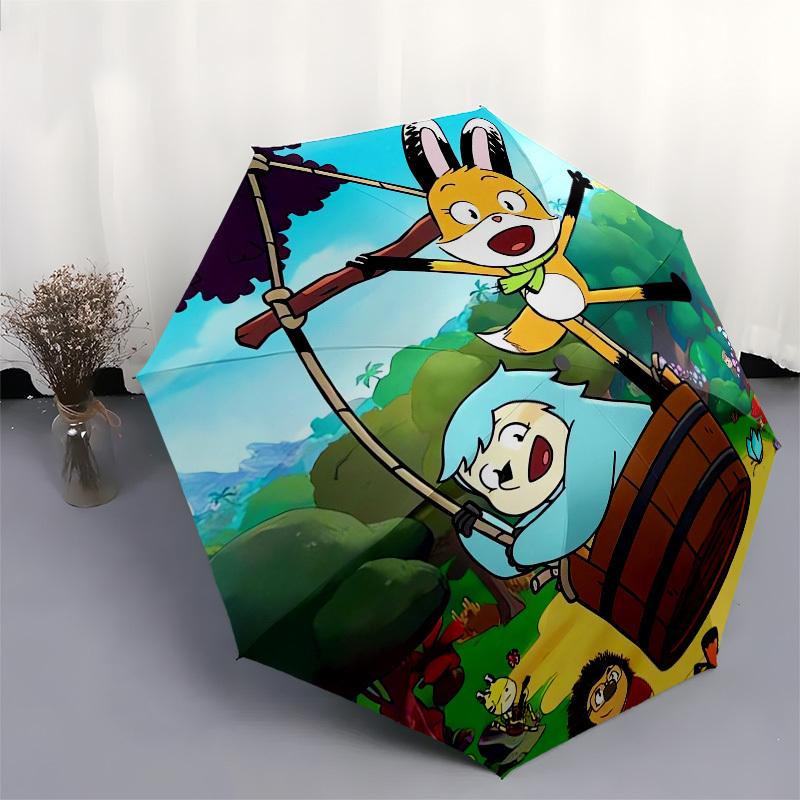 1pc Balloon Adventure Themed High-quality Umbrella,Automatic Opening and Closing Umbrella,Multi-functional Umbrella G0811266