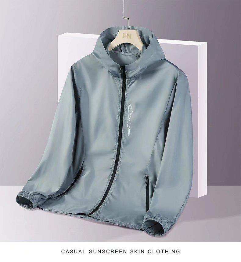 Мужская и женская летняя солнцезащитная куртка Ice Silk — модная, легкая, дышащая, идеально подходит для отдыха на природе и рыбалки.
