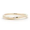 Yellow Gold Diamond Ring 8 Wedding Ring K10YG Wedding Ring Ladies Slim Made In Japan No.