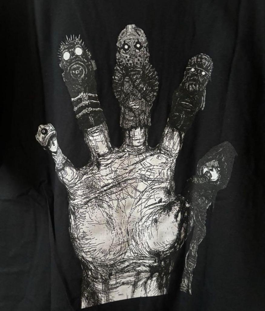 [Б/У] Ограниченный Редкий Товар: Футболка Dorohedoro Sacrificial Wish размера L черная