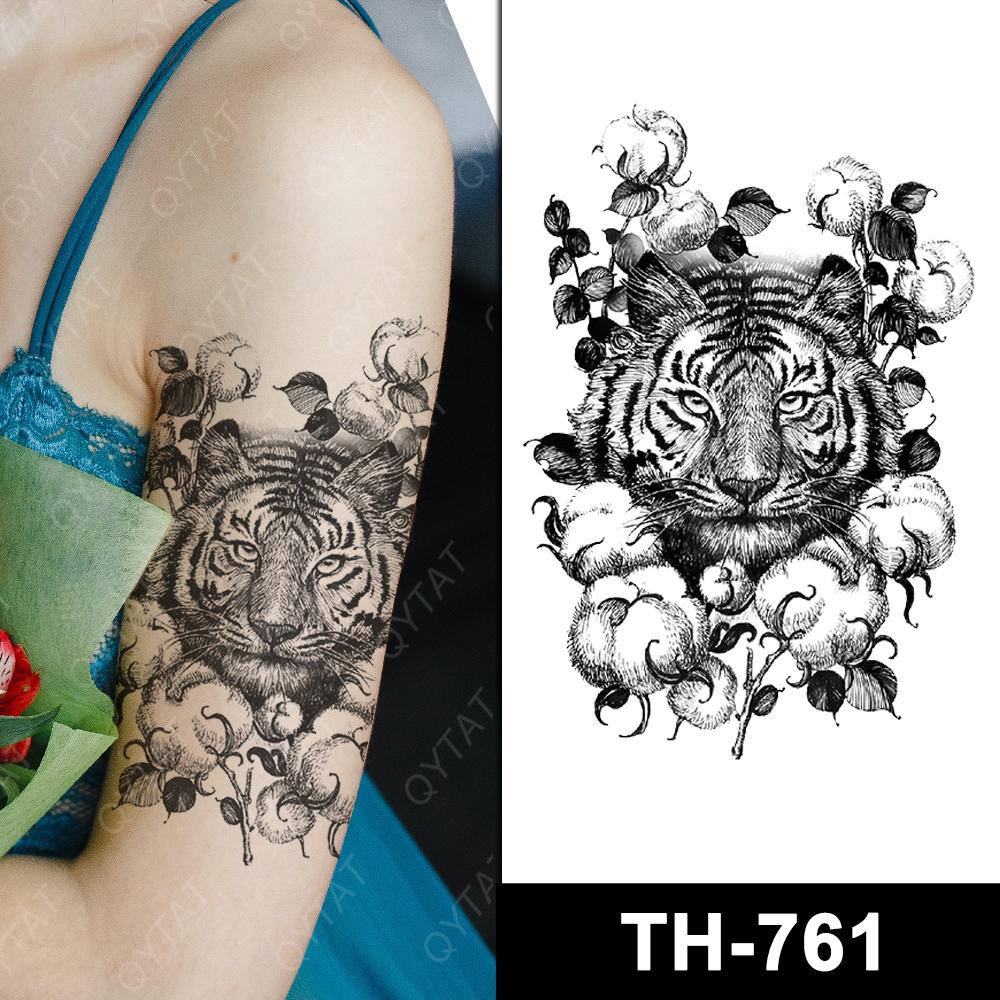 Custom Half Arm Temporary Tattoo Sticker Tribal Tatuaje Temporal