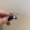 Rabbit Black Cat Couple Ring Harajuku Ring Fashion Jewelry Women Opening Ring Korean Style Ring