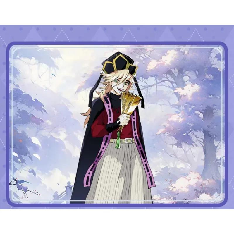 Demon Slayer Косплей Doma Douma Косплей Костюм Парик Вентилятор Наборы Kimetsu No Yaiba Наряд Хэллоуин Аниме Douma Кимоно для мужчин и женщин