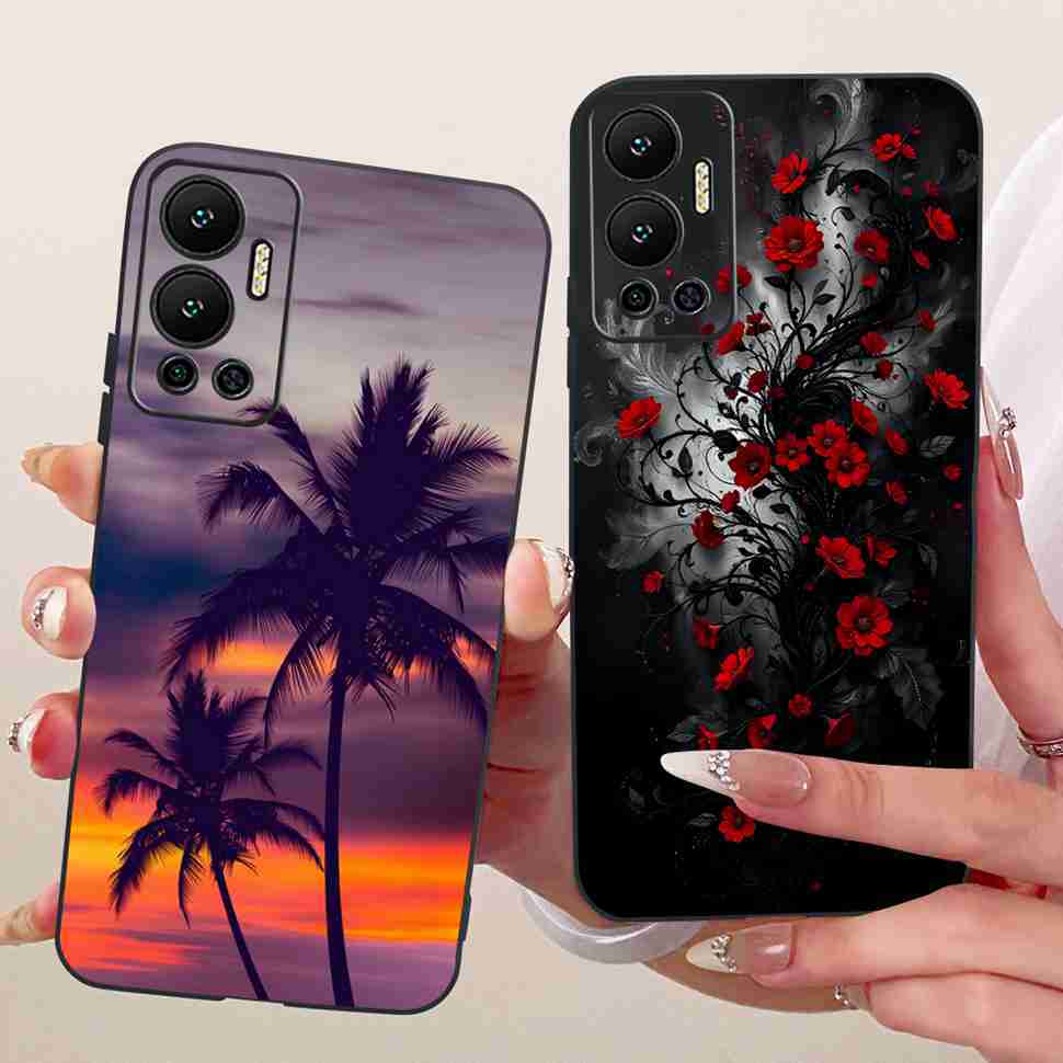 Чехол для Infinix Hot 12 2022 Животный Рисунок Мягкий Силиконовый Чехол для Телефона Для Infinix Hot 12 Hot12 X6817 X6817B