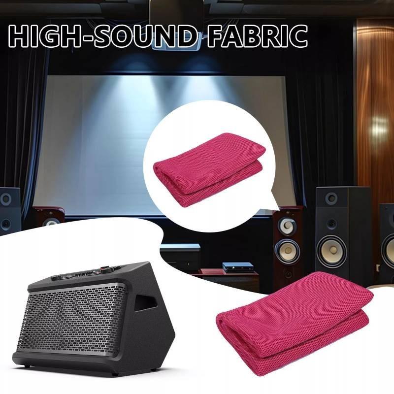 High Quality Polyester Speaker Mesh Cloth Ideal For Home Theater And Professional Audio