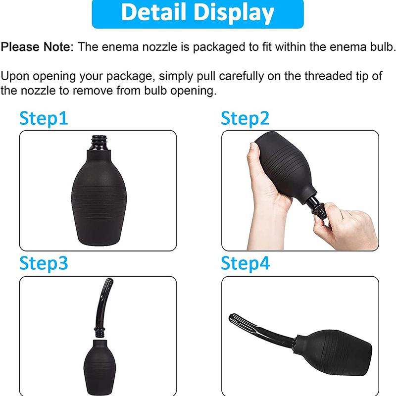 Cleaner Enema Anal Plug Buttplug BDSM Clyster Sex Toys for Women Men Gay Hygiene Vagina Anal Adult Products Anal Cleaning Tube