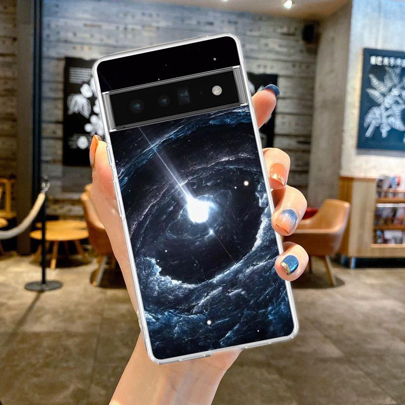 Чехол для телефона "Звезды Земли Космос" для Google Pixel 9 8 7 6 Pro XL 8A 7A 6A 5 4 5A 4A 3A XL 5G мягкий Силиконовый Прозрачный ТПУ Чехол