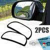 2x Автомобильное зеркало слепой зоны Широкоугольное боковое зеркало заднего вида Вспомогательное зеркало Инструмент