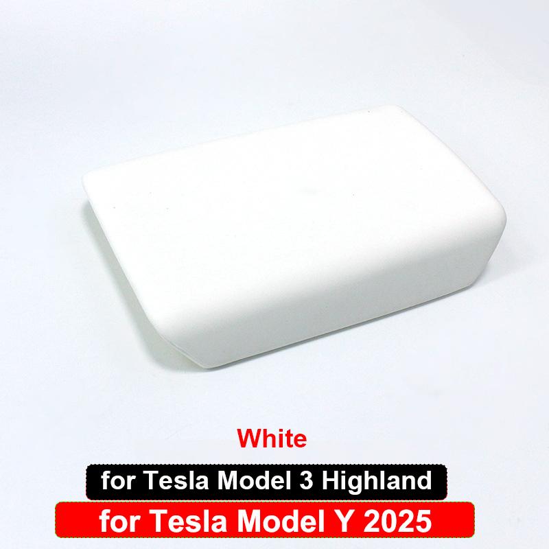 Для Tesla Model Y Juniper 2025 Коврик-подставка для беспроводной зарядки центральной консоли Рамка защитного экрана зеркала заднего вида Новая Model 3
