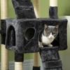 173cm Cat Tree Scratching House, Activity Play Centre, Grey
