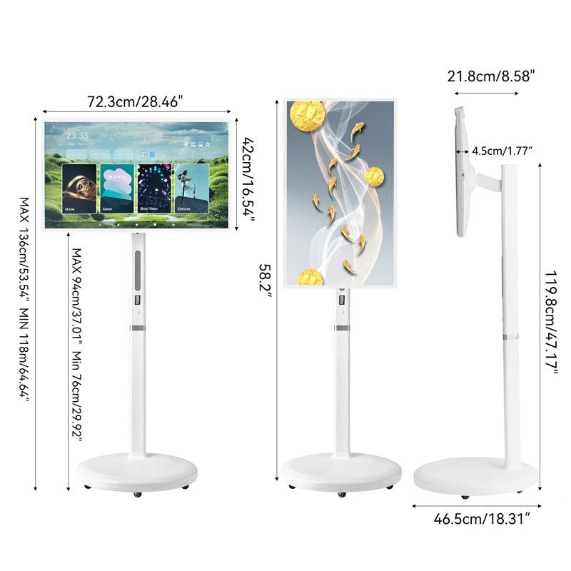 Factory Price 32 Inch Portable Touch Screen Smart TV 8+128G WiFi Screen Casting 8 Core Stand By Me Screen Remote Control