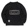 Толстовка с логотипом Crew Top LP Kids Black [Chums] Детская