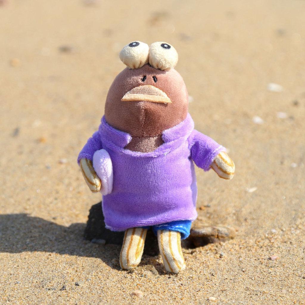 Spongebob Squarepants Bikini Bottom Plush Toy Keychain With Soft Cotton Filling For Kids And Collectors