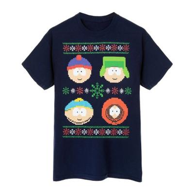 Мужская рождественская футболка Fair Isle