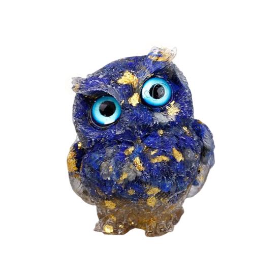 Modern Owl Figurine Fine Workmanship Waterproof Decorative