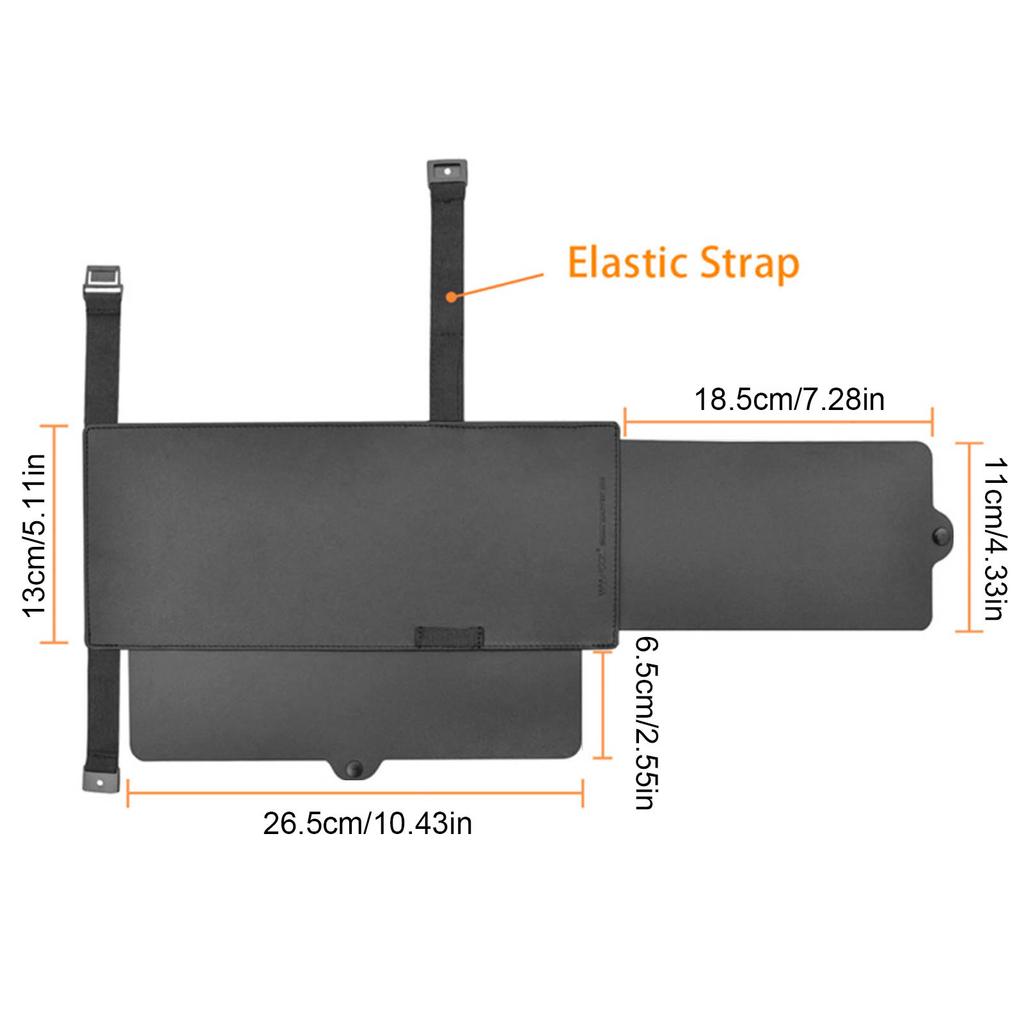 Car Sun Visor Extender Anti-glare Sun Blocker Durable Windshield PU Car Window Left Right Shockproof Sunshade Plate