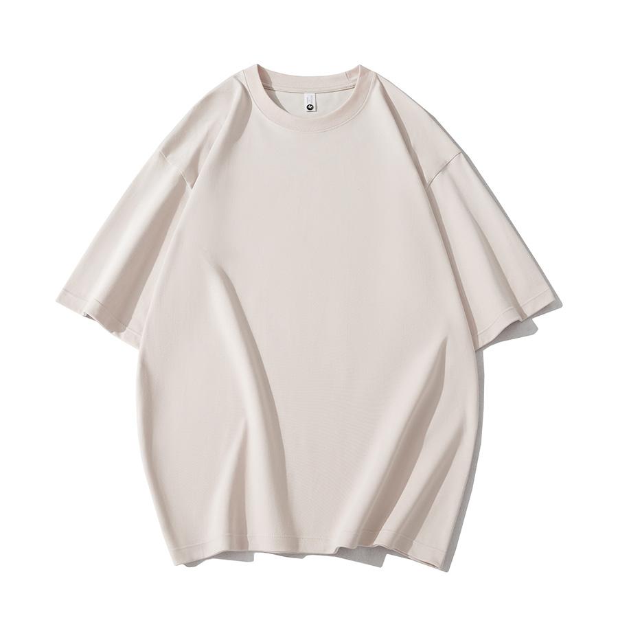 Мужская однотонная футболка свободного кроя Harajuku